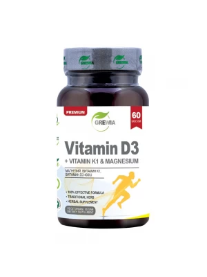 Vitamin D3+K1 и Магнезий 60 капс при вирусни проблеми