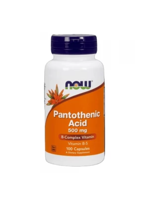 NOW Vitamin B5 - Pantothenic Acid 500 mg, 100капс