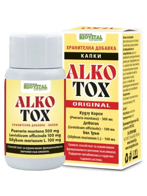 АЛКОТОКС Капки ORIGINAL 50мл потискат жаждата към алкохола