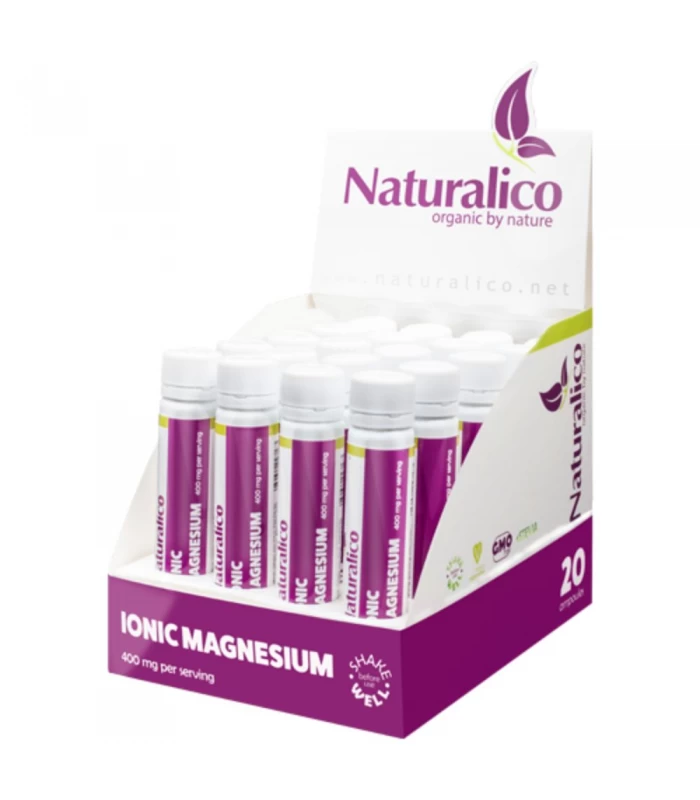 NATURALICO Ionic Magnesium 20 шота х 25мл  с Калий и витамин В6