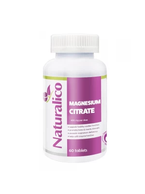 NATURALICO Magnesium Citrate при крампи и магнезиев дефицит