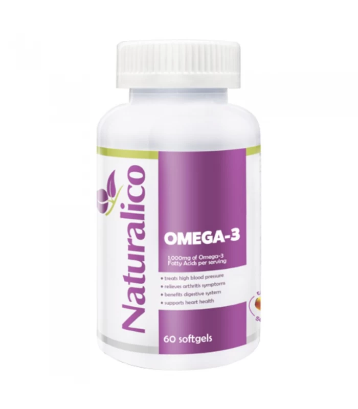 NATURALICO Omega 3, 60 softgel поддържа кръвното и имунитета