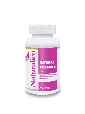 NATURALICO Vitamin E-400 IU антиоксидант за мозък очи и сърце