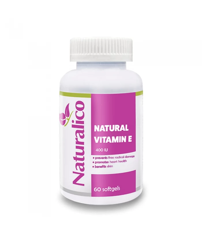 NATURALICO Vitamin E-400 IU антиоксидант за мозък очи и сърце