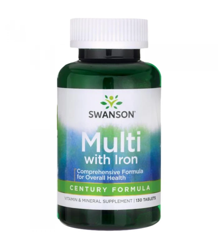 SWANSON Multi with Iron 130 таблетки Мултивитамини с желязо
