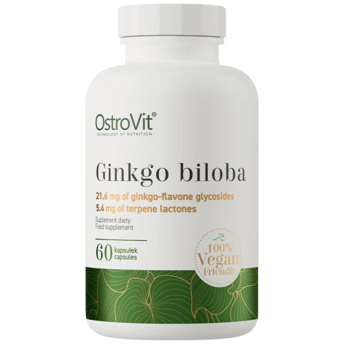 OstroVit Ginkgo Biloba 90 mg  60 капсули - Веган формула