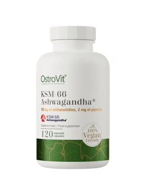 OstroVit KSM-66 Ashwagandha Vege Caps 120 капсули