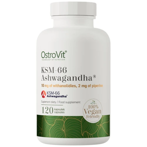OstroVit KSM-66 Ashwagandha Vege Caps 120 капсули