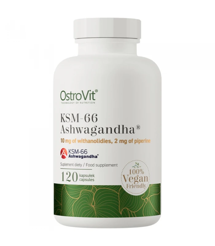 OstroVit KSM-66 Ashwagandha Vege Caps 120 капсули