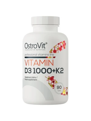OstroVit Vitamin D3 1000 IU и K2 50 mcg 90 таблетки