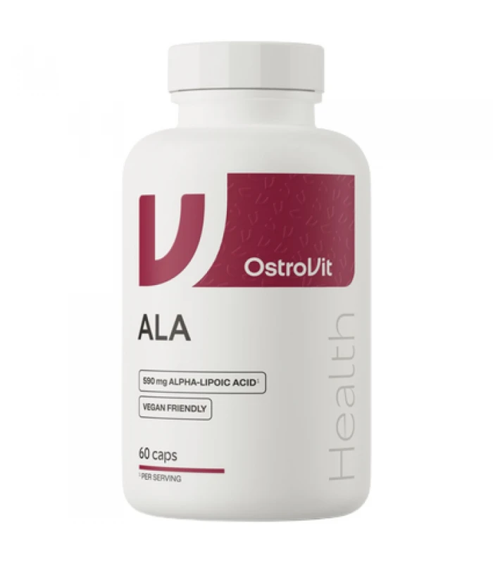 OstroVit ALA 590 mg 60 капсули - Алфа Липоева киселина