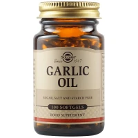 Solgar Garlic Oil 100 капсули - Масло от чесън