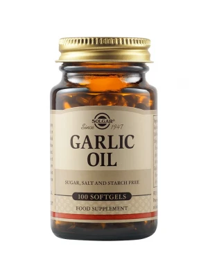 Solgar Garlic Oil 100 капсули - Масло от чесън