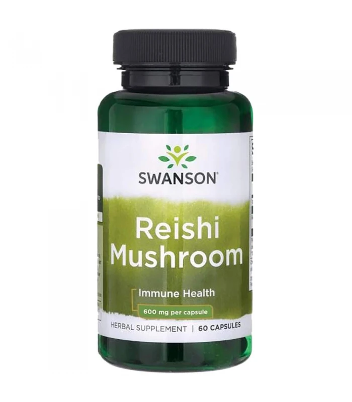 SWANSON Reishi Mushroom 600 mg, 60 капсули - Гъба Рейши