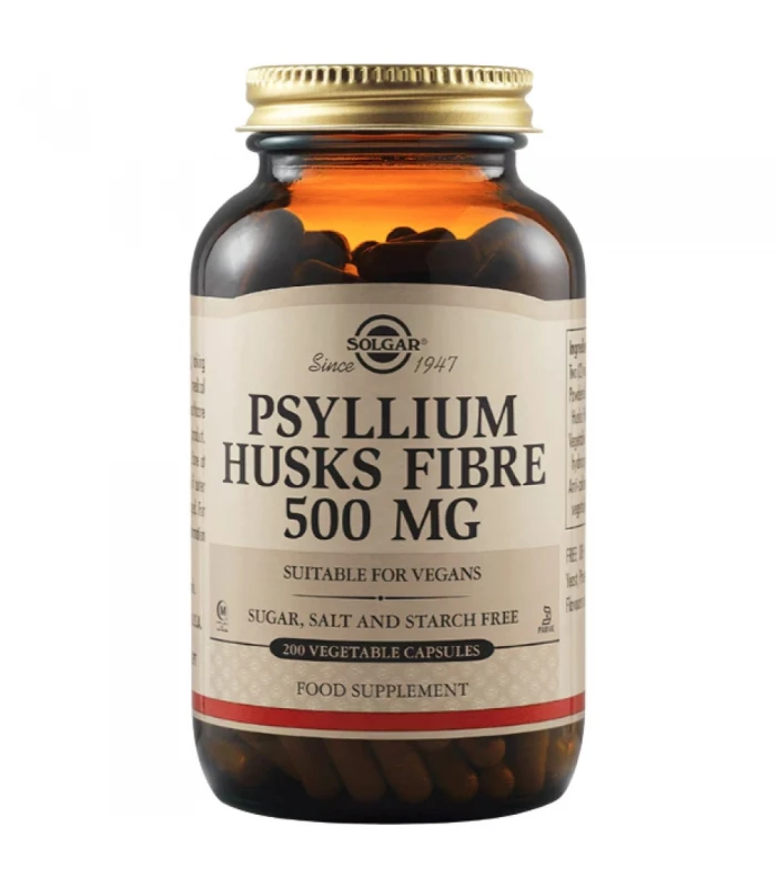 Solgar Psyllium Husks Fibre 500 mg 200 капсули