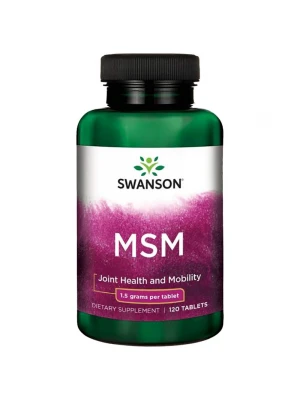 SWANSON MSM 1500mg 120 таблетки - Стави и Сухожилия