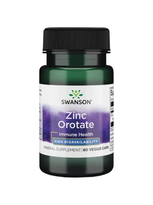 SWANSON Zinc Orotate 10 mg - 60 капсули