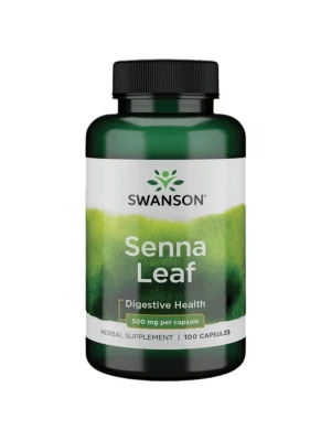 SWANSON Senna Leaf 500 mg - 100 капсули листа от сена