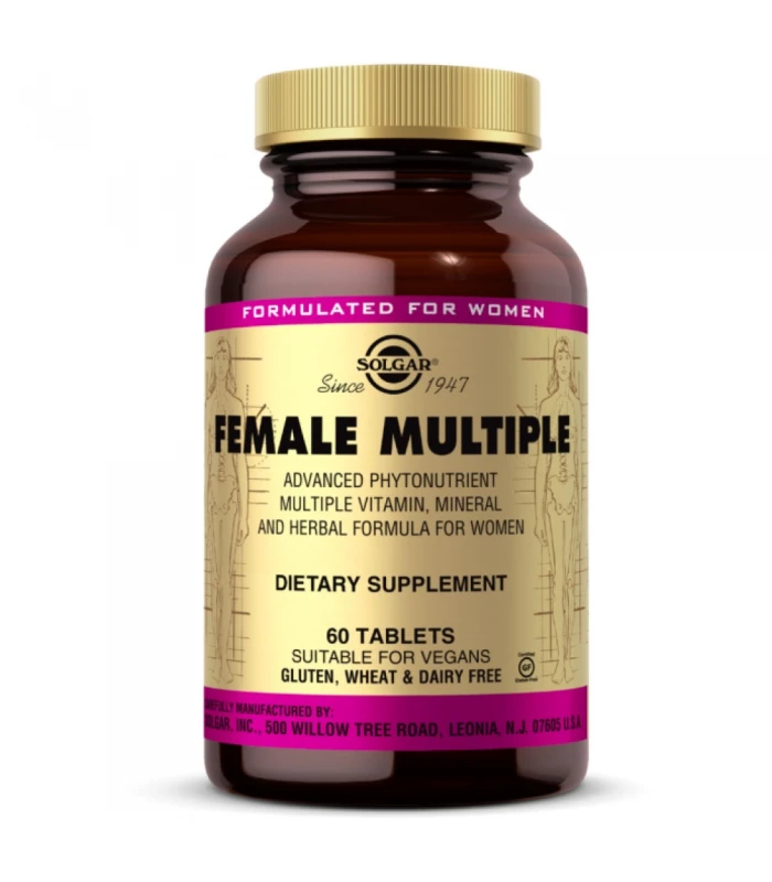 Solgar Female Multiple 60 таблетки - Мултивитамини за жени