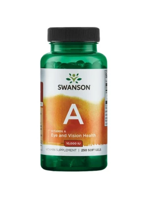 SWANSON Vitamin A 10000 IU 250 дражета - Подпомага зрението