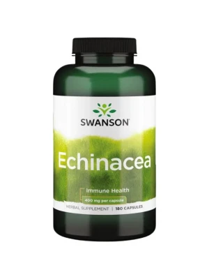 SWANSON Echinacea 400 mg 180 капсули - Ехинация