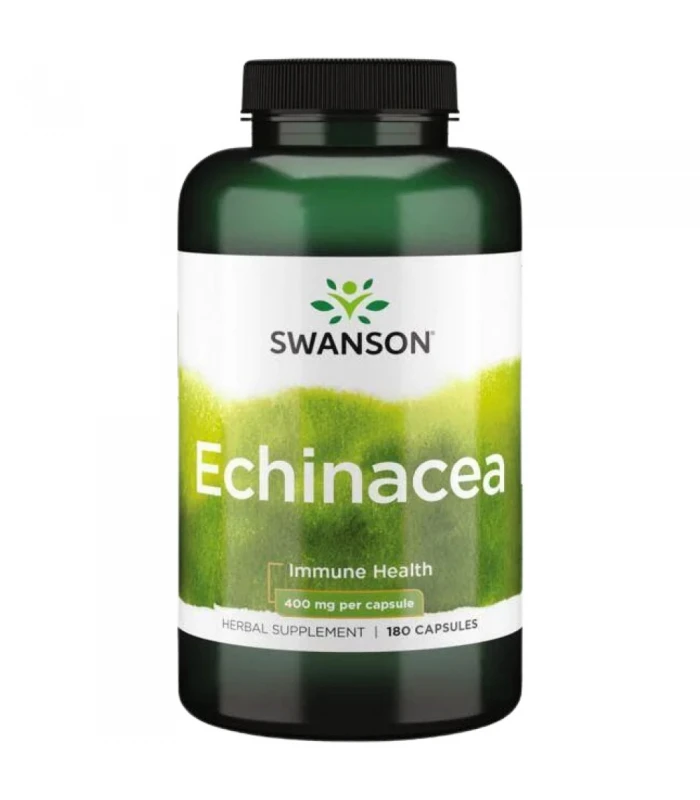SWANSON Echinacea 400 mg 180 капсули - Ехинация