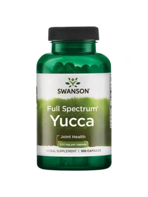 SWANSON Yucca Root 500mg, 100 капсули - Юка корен за стави