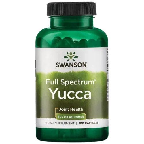 SWANSON Yucca Root 500mg, 100 капсули - Юка корен за стави