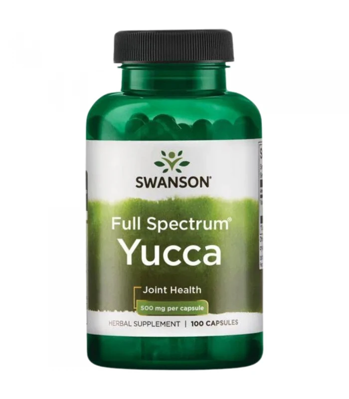 SWANSON Yucca Root 500mg, 100 капсули - Юка корен за стави