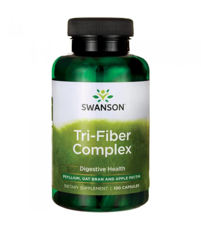 SWANSON Tri-Fiber Complex 100 капсули - Фибри за храносмилането