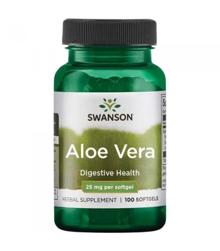 SWANSON Aloe Vera 100 капсули - гел от листата