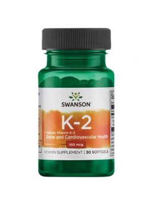 SWANSON Natural Vitamin K2 100 mcg - витамин К-2