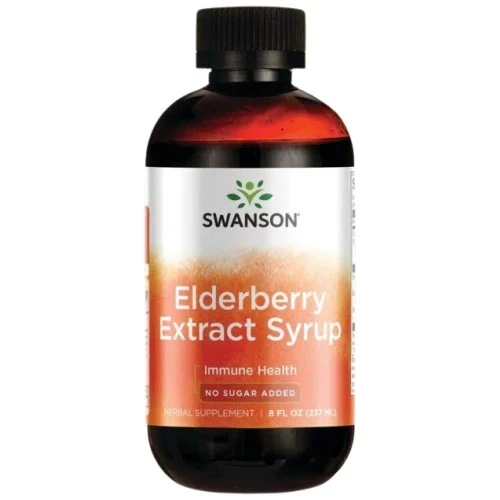 SWANSON Natural Elderberry Extract Syrup 237мл - Сироп черен бъз