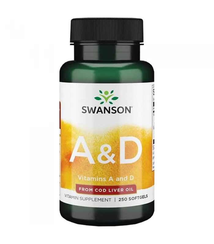 SWANSON Vitamin A & D 250 капсули