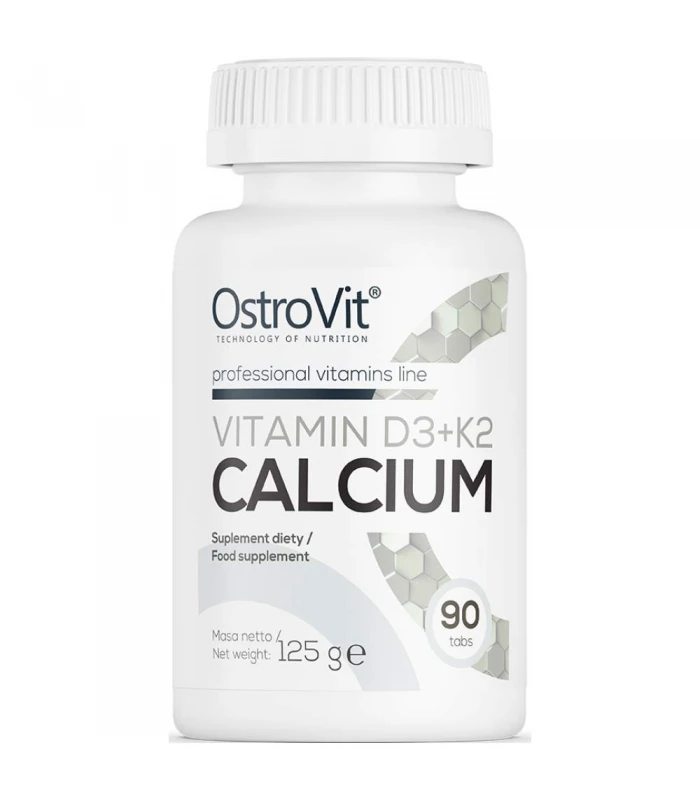 OstroVit Vitamin D3 2000  K2 100 mcg и Calcium 90 таблетки