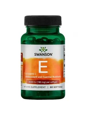 SWANSON Vitamin E 400 IU 60 -250 капсули