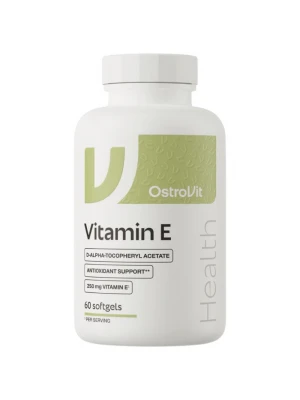 OstroVit Vitamin E 250mg 60 капсули - антиоксидантна защита