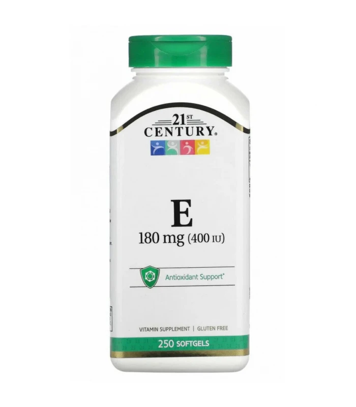 21st Century Vitamin E 180mg (400IU) 250 softgels - Витамин Е