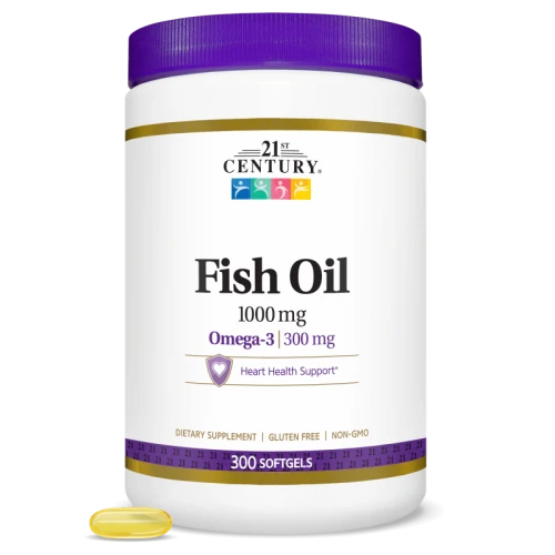 21st Century Fish Oil 1000mg 300 softgels- Омега 3 Рибено Масло