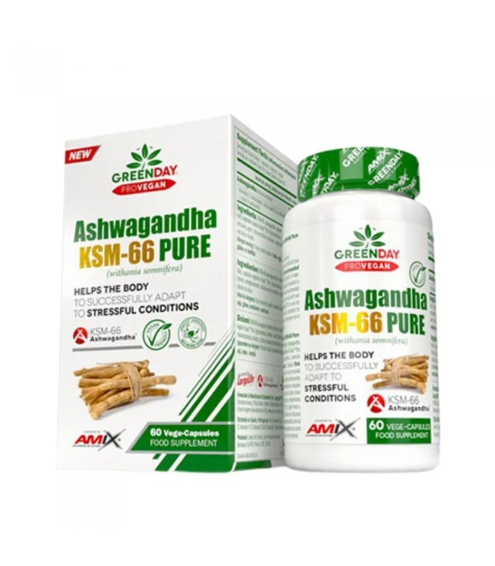 AMIX GreenDay ProVegan Ashwagandha KSM-66 Pure / 60 Vcaps