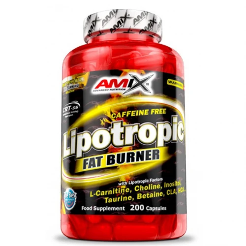 AMIX Lipotropic Fat Burner / 200 капсули - изгаряне на мазнини