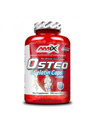 AMIX Osteo Gelatin with MSM, 200капс - стави и сухожилия