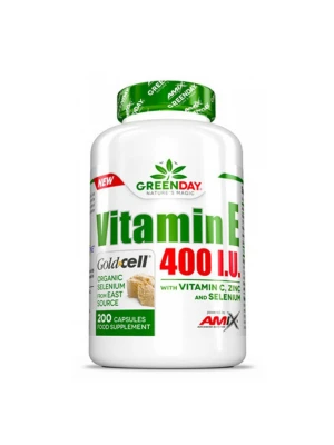 AMIX GreenDay Vitamin E 400 IU, 200капс + Витамин С, Цинк и Селен