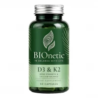 BIONETIC vitamin D3 и K2 60 капсули 