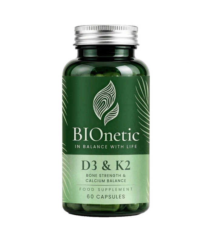 BIONETIC vitamin D3 и K2 60 капсули