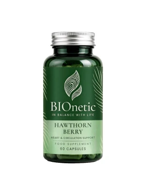 BIONETIC Hawthorn Berry 1000мг 60 капсули  - Екстракт от глог