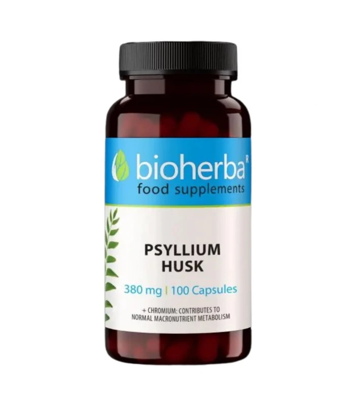 Bioherba Psyllium Husk 380мг - 100 капсули