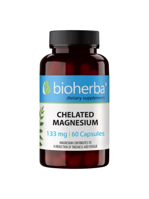 Bioherba Chelated Magnesium 60 капсули - Хелатиран магнезий