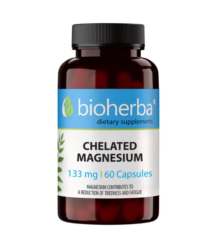 Bioherba Chelated Magnesium 60 капсули - Хелатиран магнезий