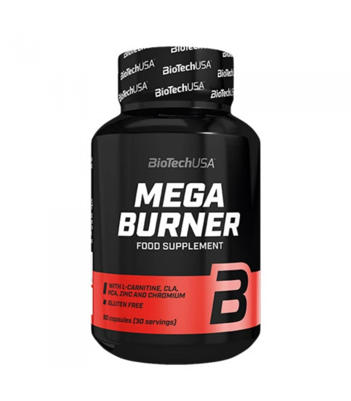 BIOTECH USA Mega Burner, 90капс - Фет бърнър без кофеин